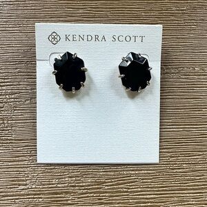 Kendra Scott Onyx Black Stud Earrings